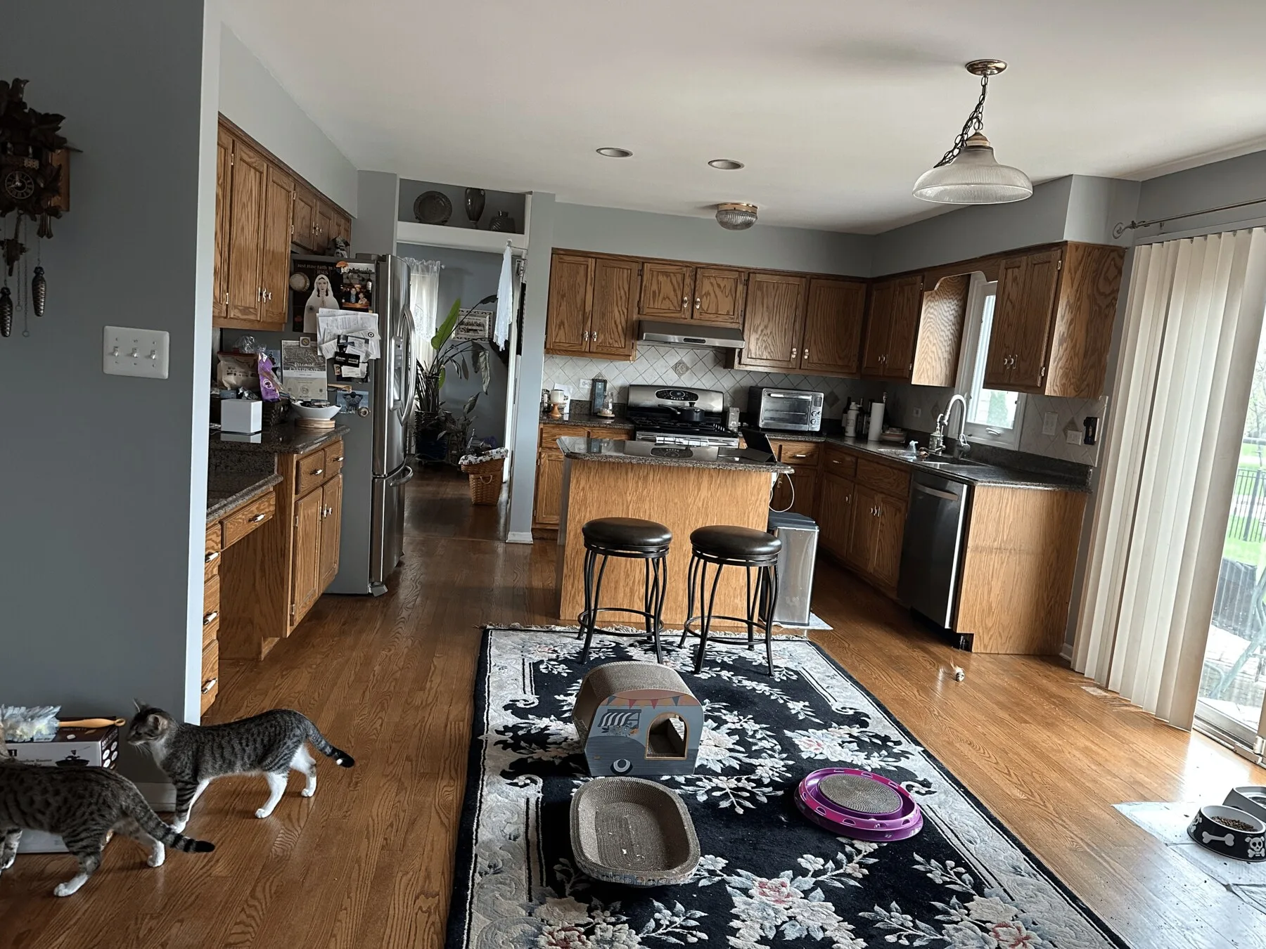 Eat-in kitchen with cabinetry at 8936 Charrington Drive